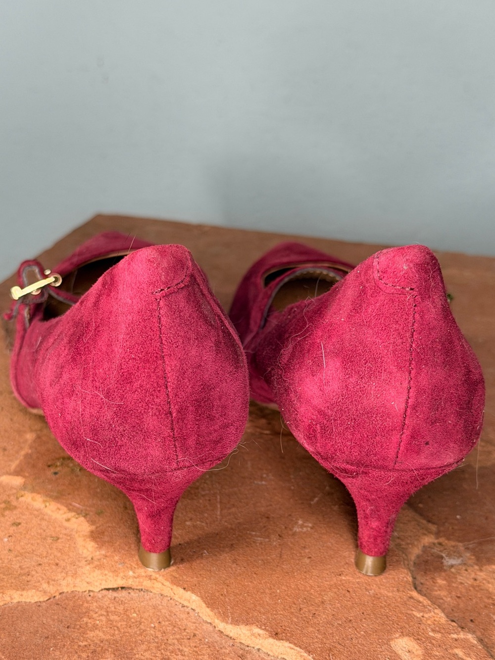 Vionic Suede Heels - Picture 2 of 7